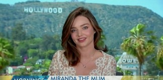 Miranda Kerr at Australia Morning Show